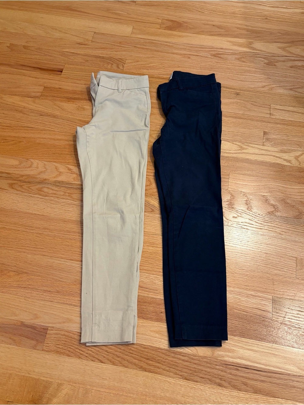 Women’s Slim Stretch Chino Pants - Navy and Light Khaki